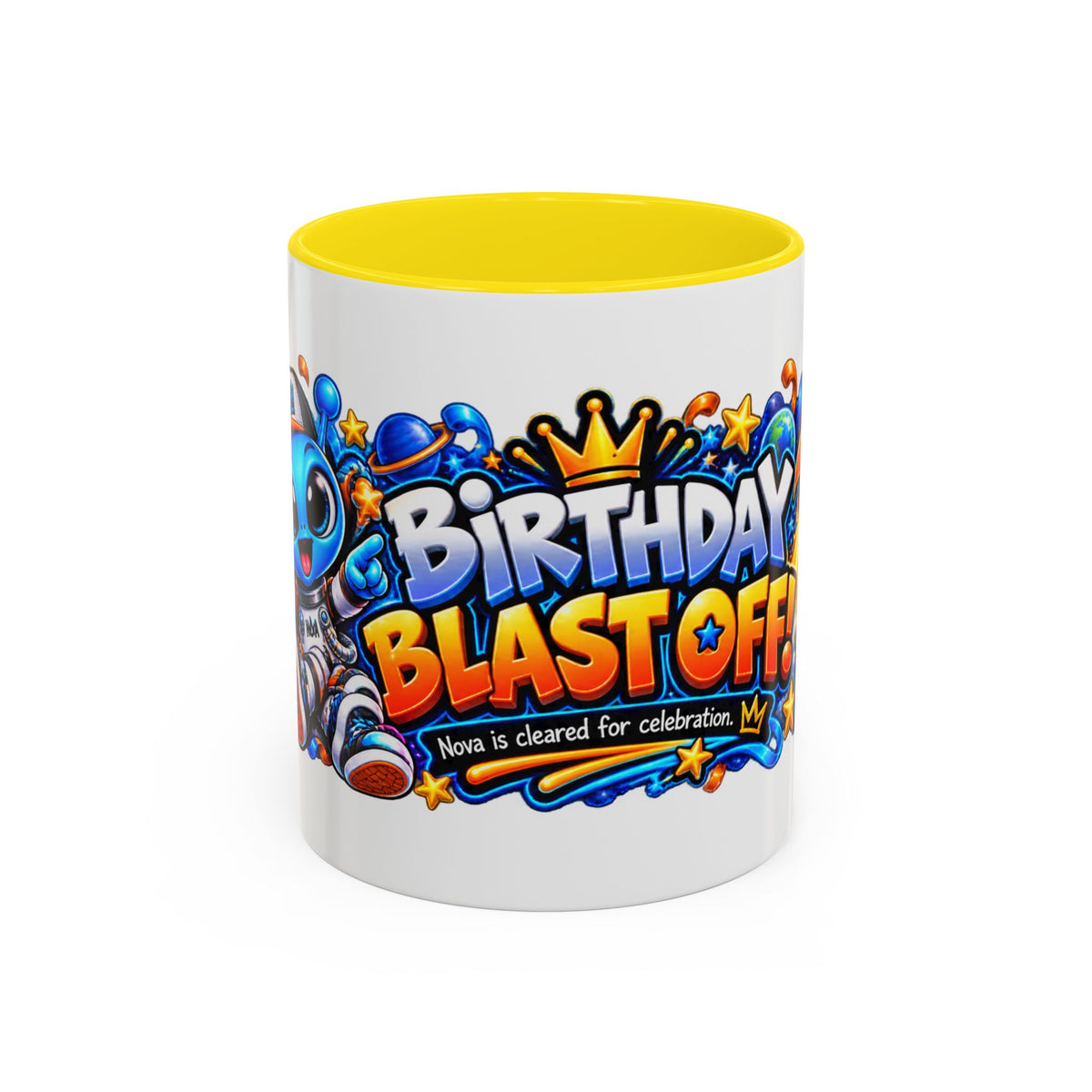 Festora Alien Birthday Mug – Birthday Blast Off Coffee Cup