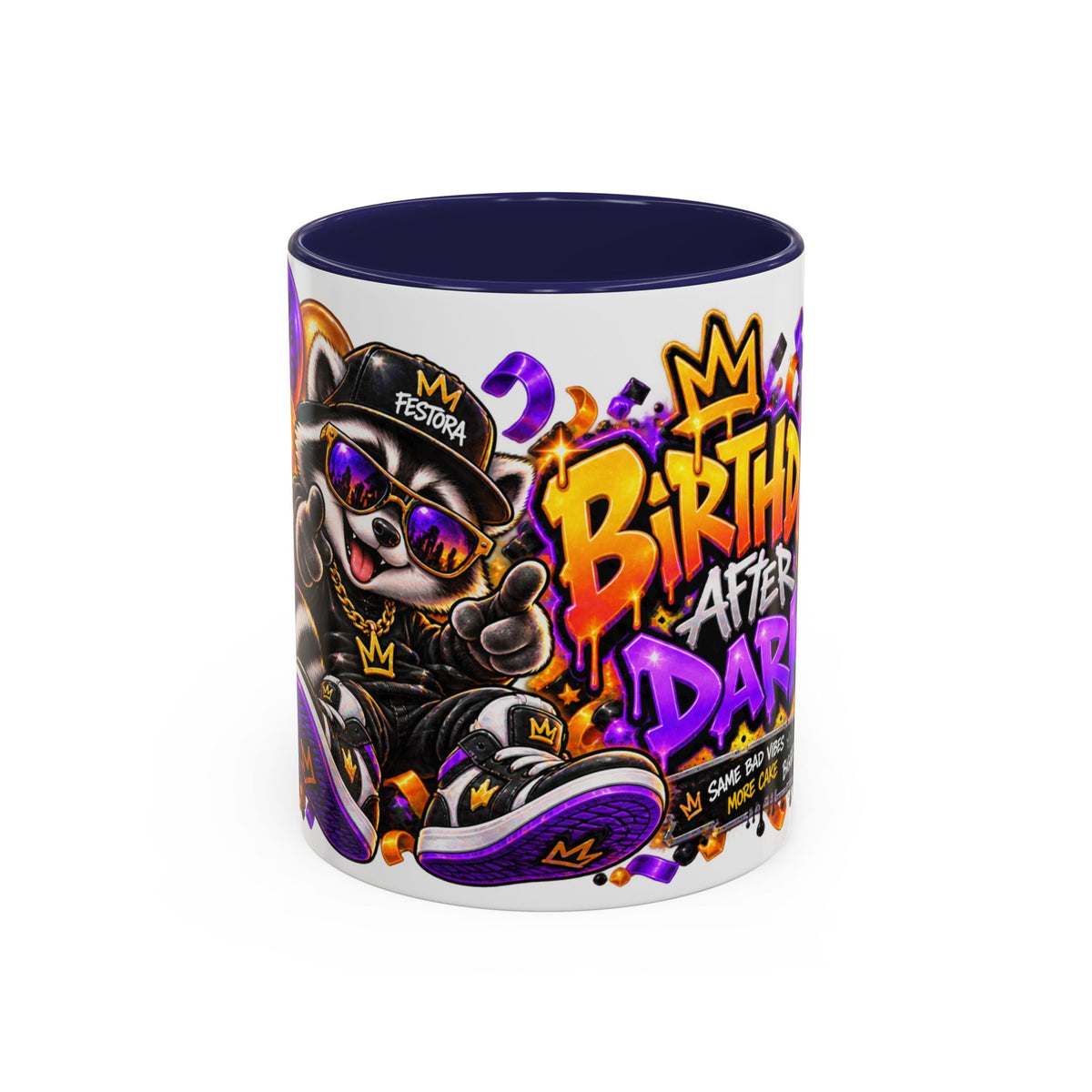 Festora Raccoon Birthday Mug – Birthday After Dark Coffee Cup