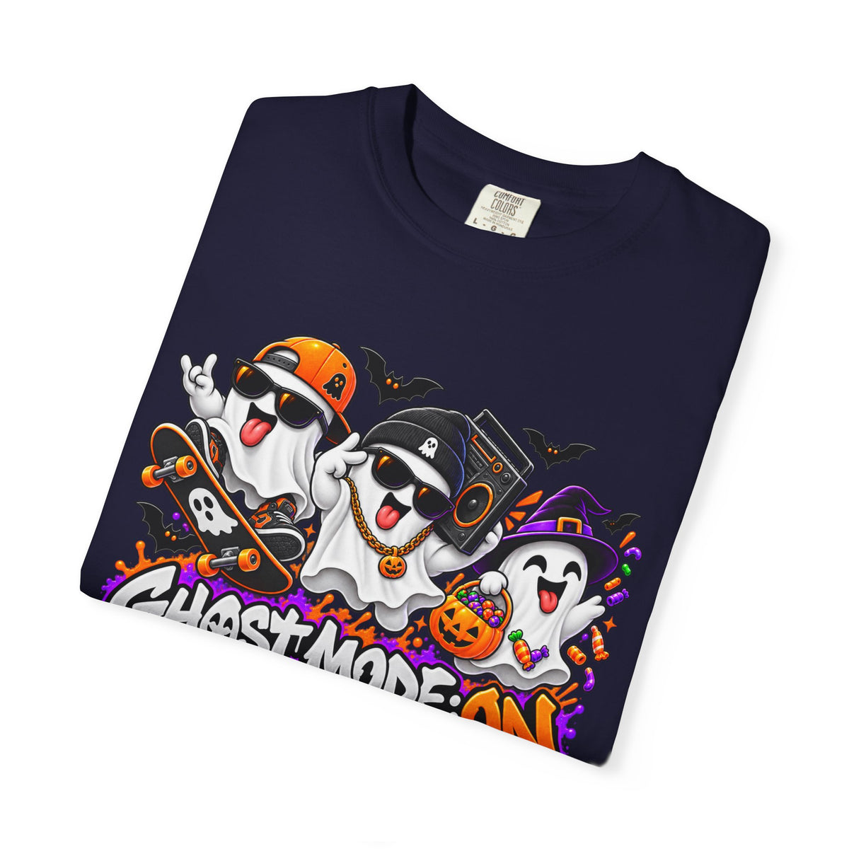 Ghost Mode: ON – Halloween Ghosts Graphic T-Shirt