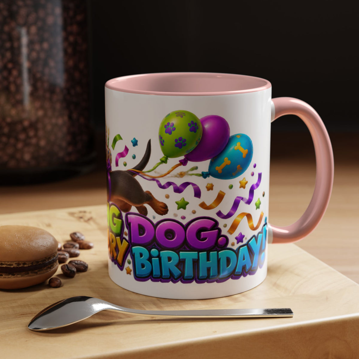 Long Dog Legendary Birthday Dachshund White Mug