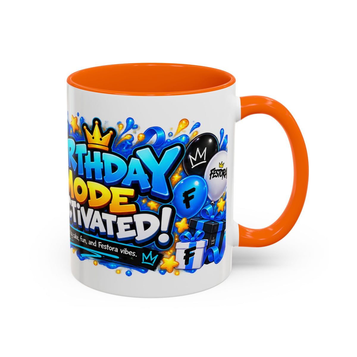 Festora Bot Birthday Mug – Birthday Mode Activated Robot Coffee Cup