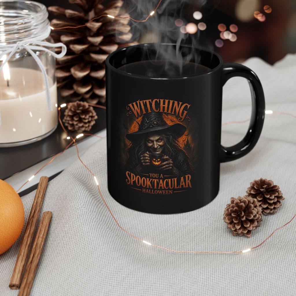 Spooktacular Witch Black Mug (11oz & 15oz)