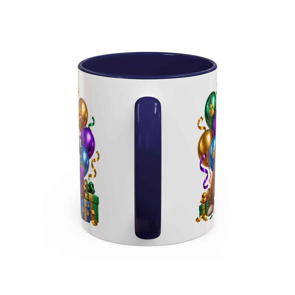 Built to Party English Bulldog Birthday White Mug