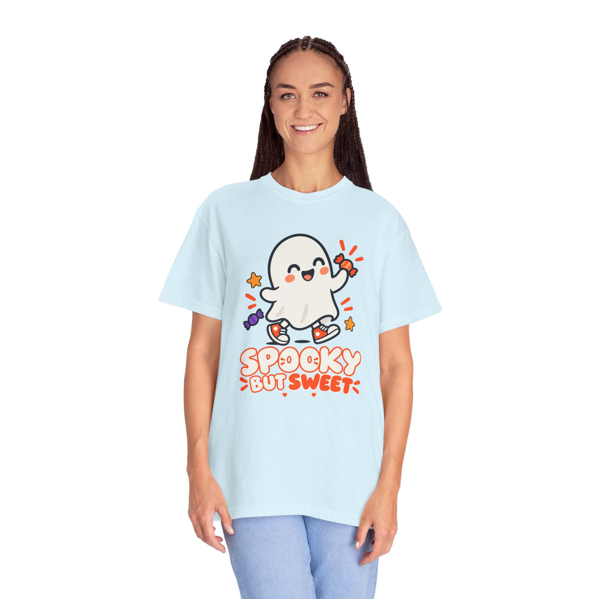 Spooky but Sweet Ghost T-Shirt | Cute Halloween Graphic Tee