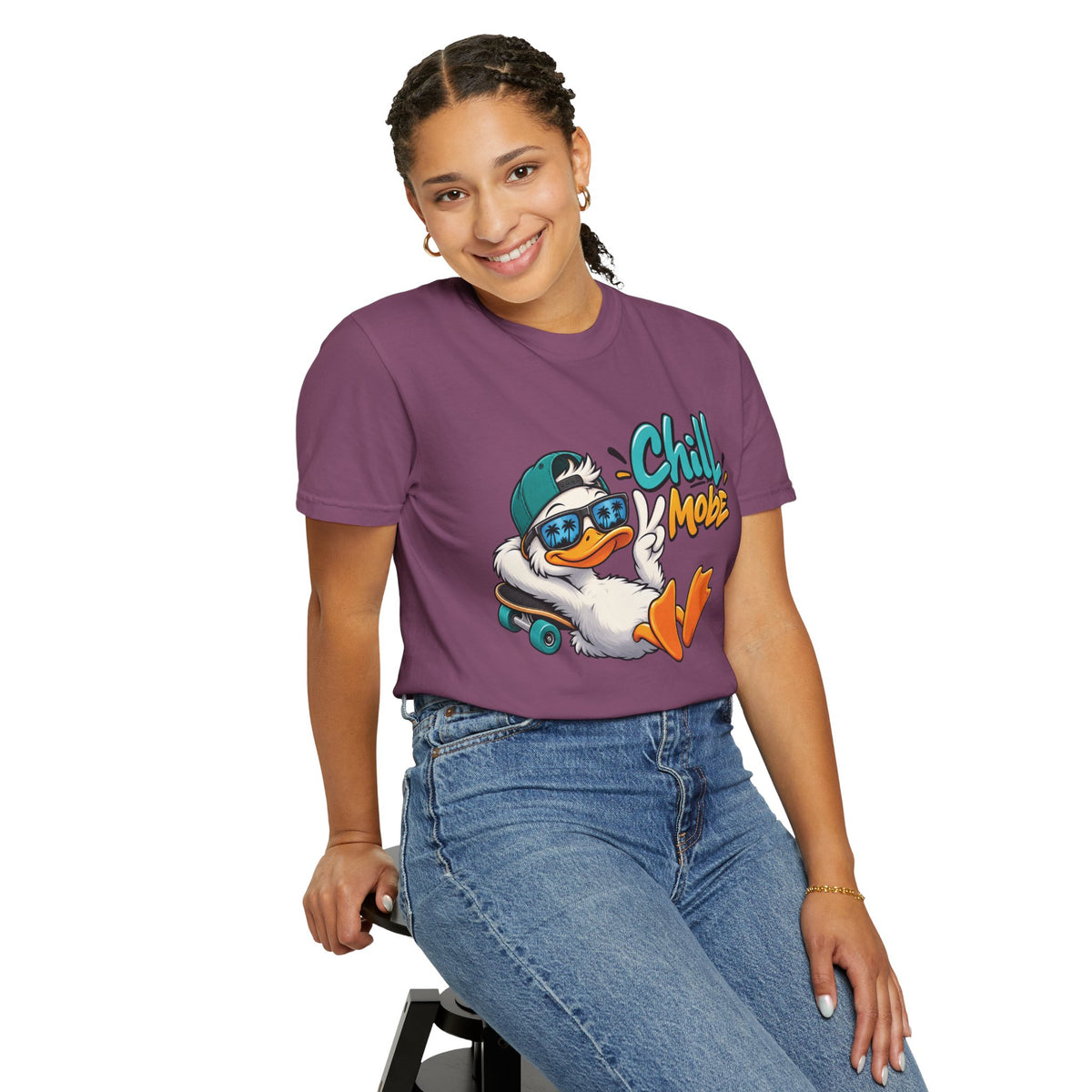 Chill Mode Duck Graphic T-Shirt | Festora Everyday