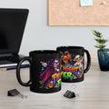 Fright Night Fever Dancing Monsters Halloween Black Mug