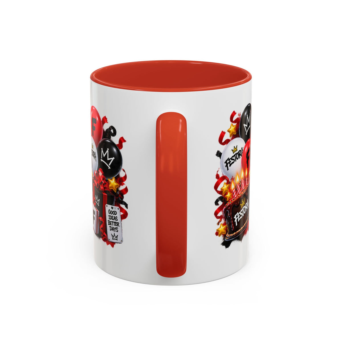 Festora Grafx Birthday Mug – Birthday Level Up Robot Coffee Cup