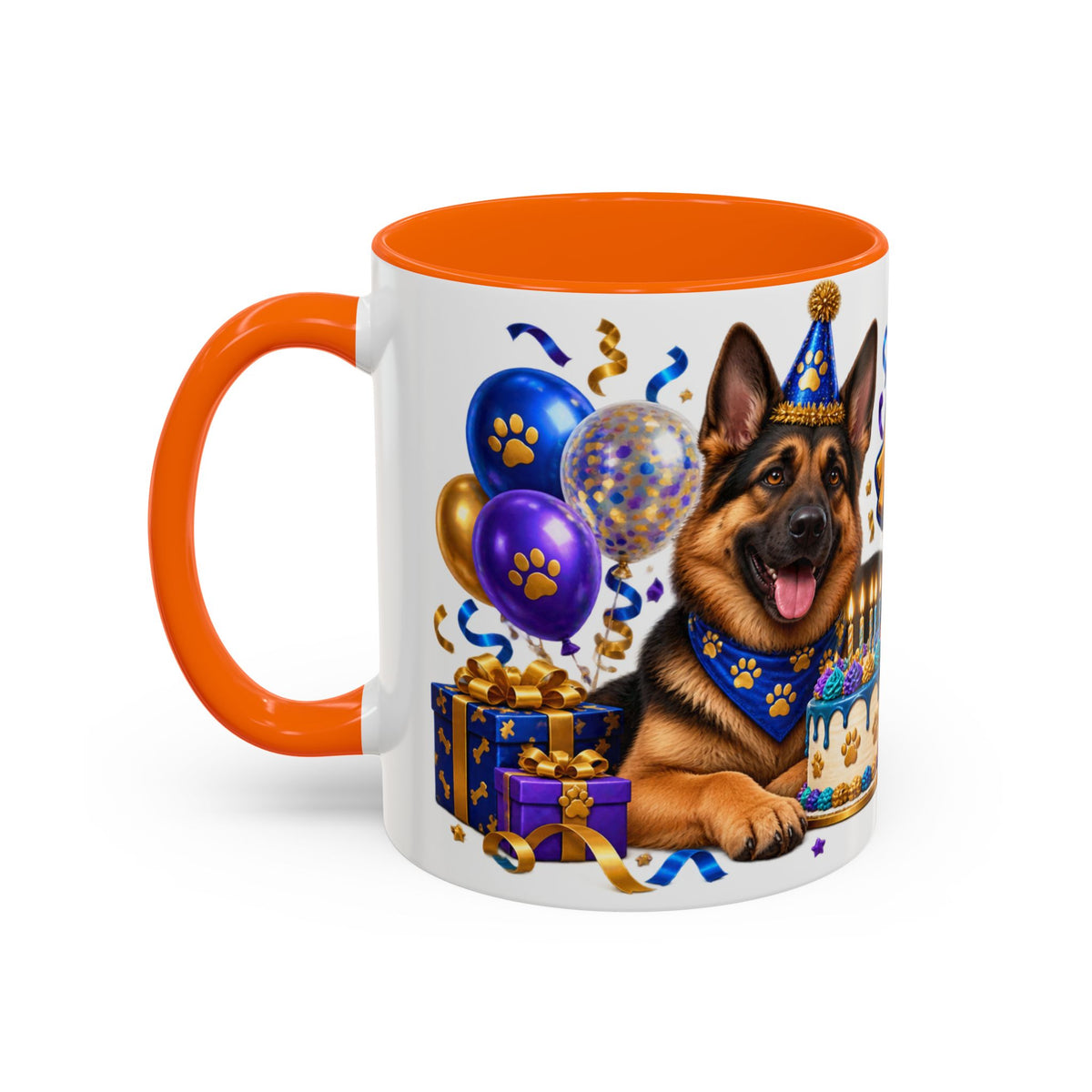 German Shepherd Birthday Mug – Another Year Bolder White Coffee Cup