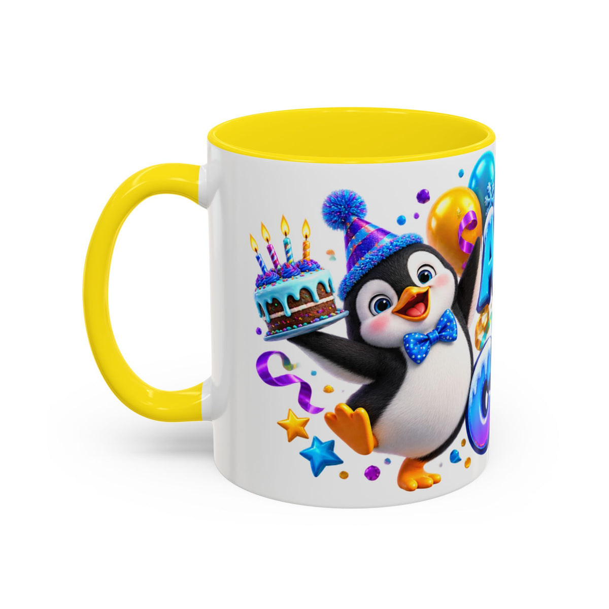 Another Year Cooler Penguin Birthday White Mug