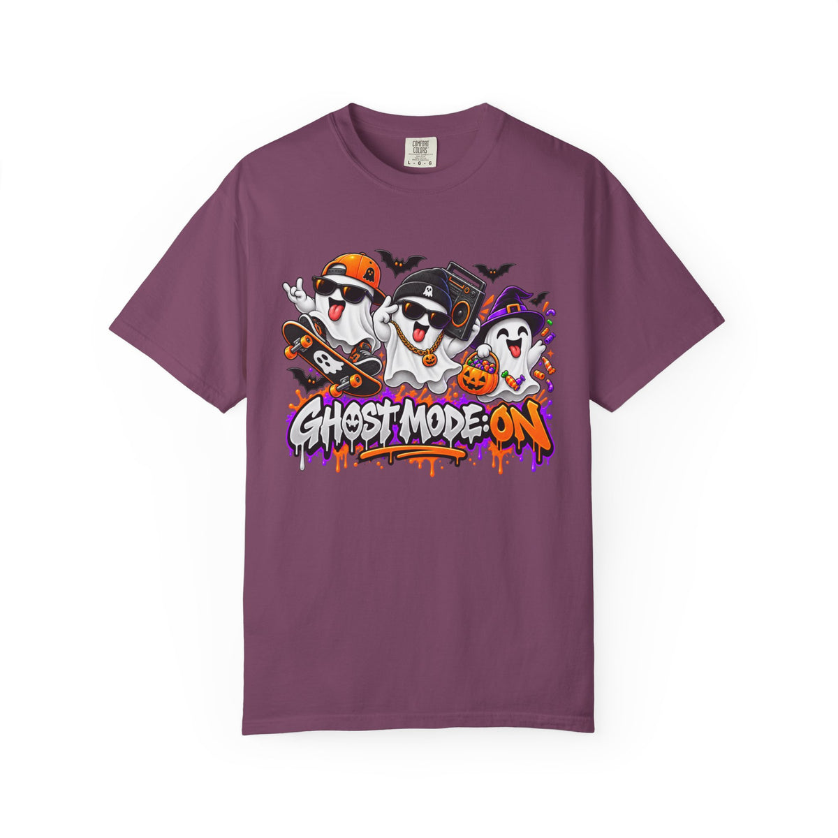 Ghost Mode: ON – Halloween Ghosts Graphic T-Shirt