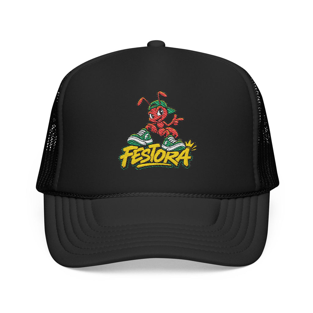Festora Ant Mascot Trucker Cap – Embroidered Streetwear Hat