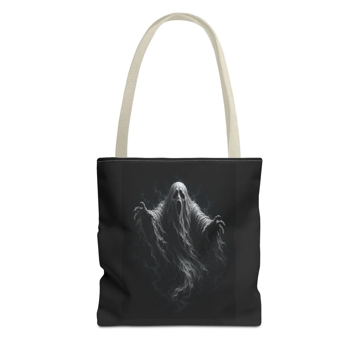 Ghostly Spirit Tote Bag — Spooky Halloween All-Over Print