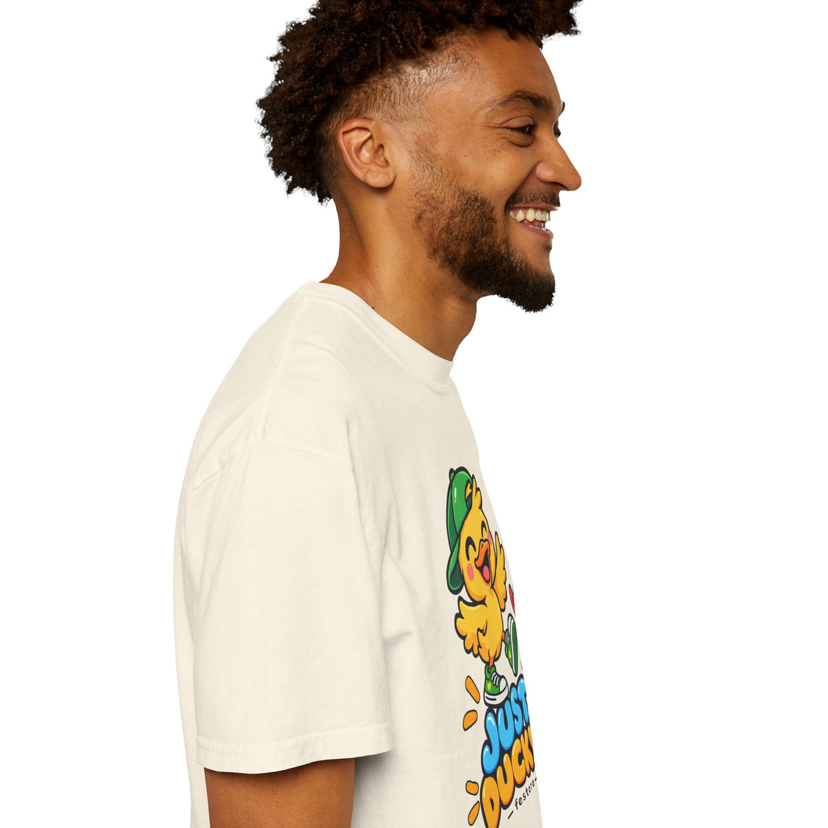 Just Ducky! – Cute Happy Duck Graphic T-Shirt