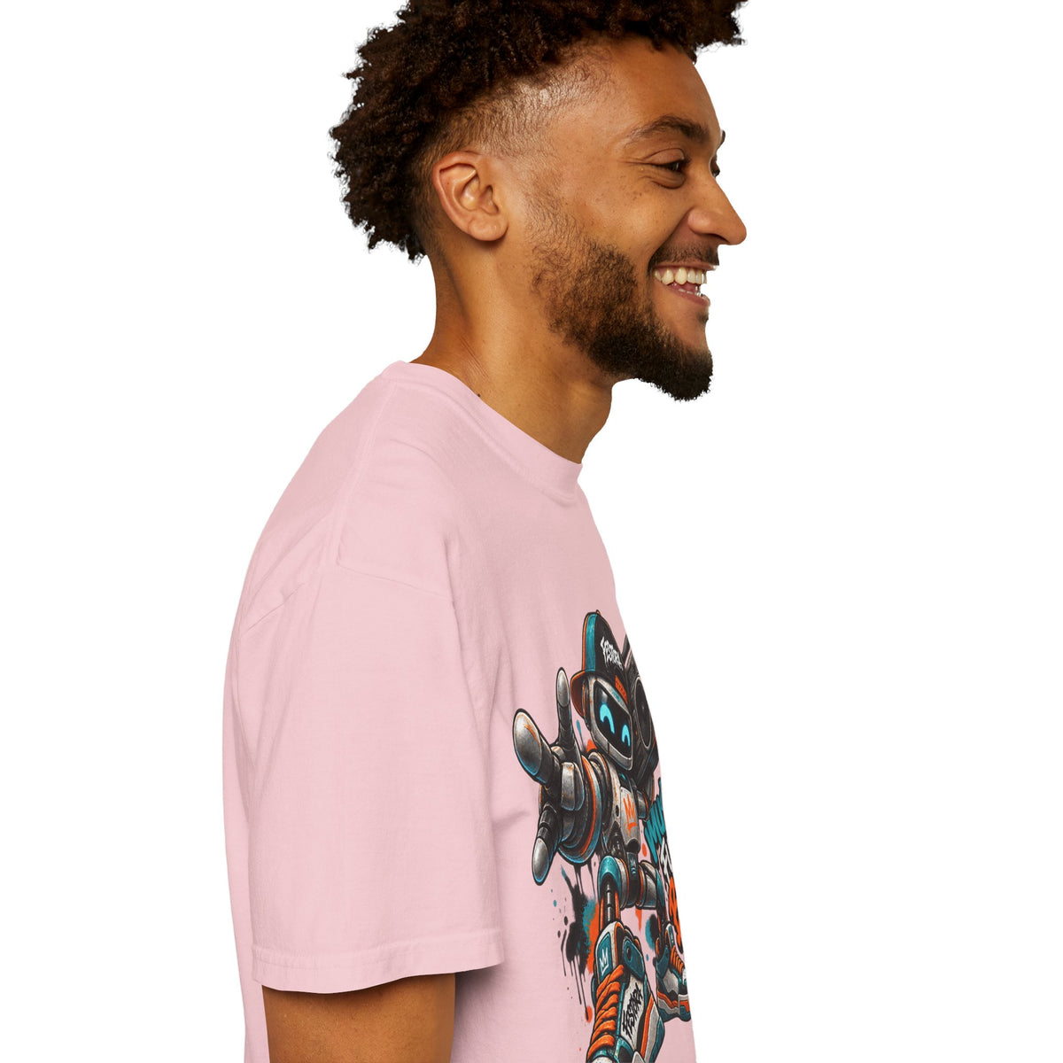 Music Fuels Better Days T-Shirt — Retro Robot Boombox Streetwear