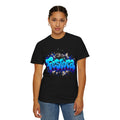 Festora Graffiti T-Shirt — Neon Blue Street Art Logo Tee