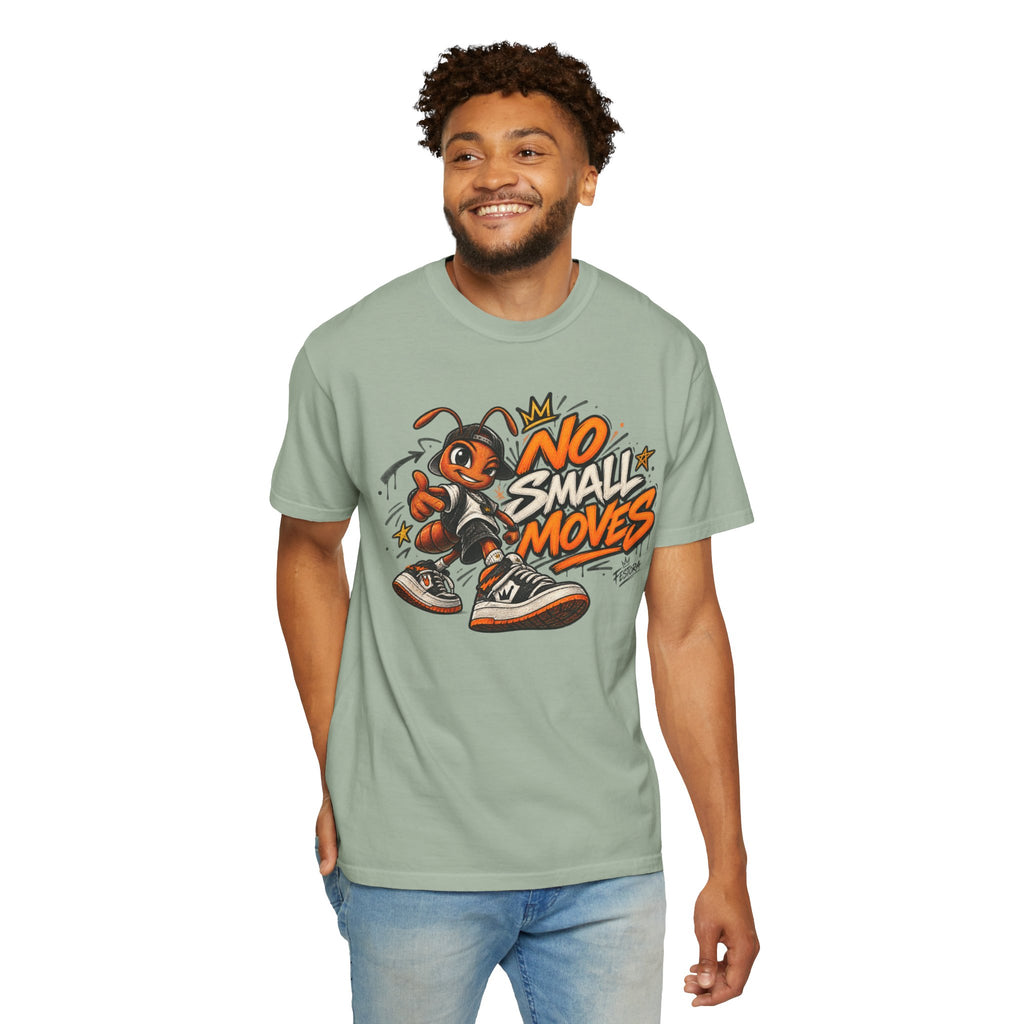 No Small Moves T-Shirt — Retro Sneaker Character Graphic Tee