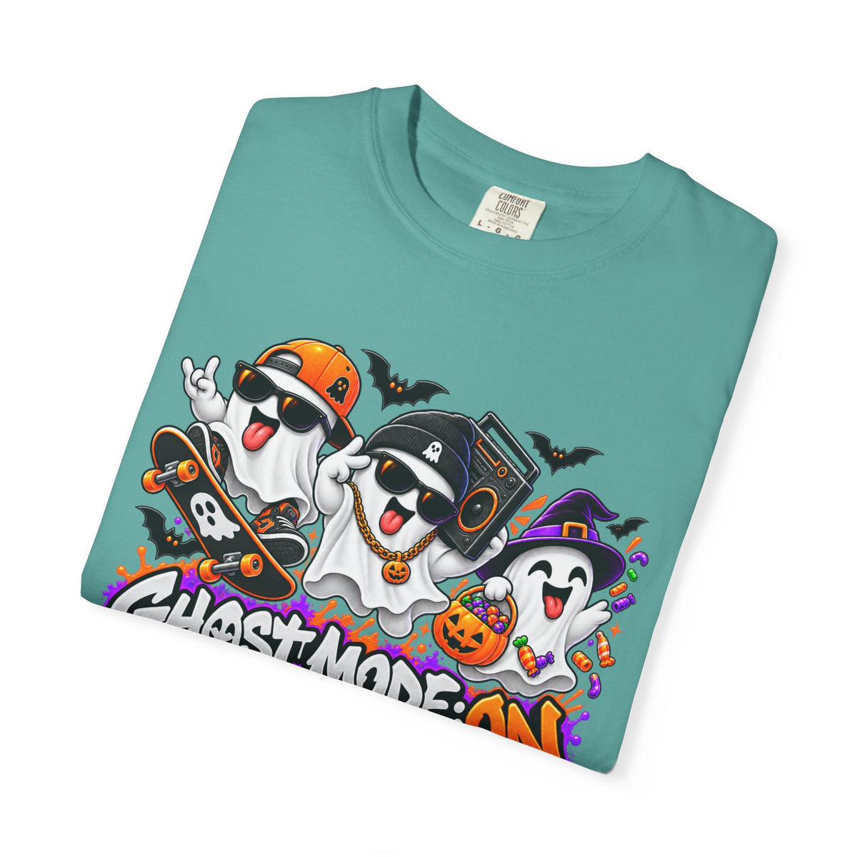 Ghost Mode: ON – Halloween Ghosts Graphic T-Shirt