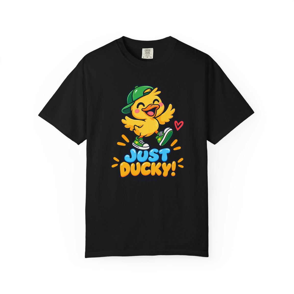 Just Ducky! – Cute Happy Duck Graphic T-Shirt