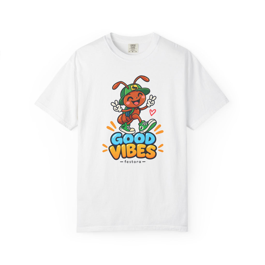 Good Vibes – Happy Ant Graphic T-Shirt
