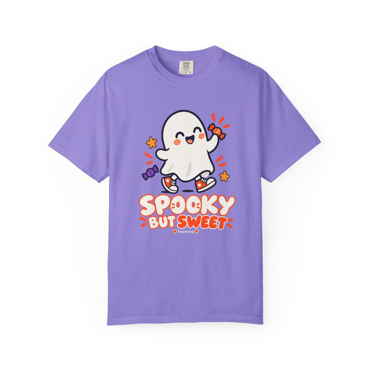 Spooky but Sweet Ghost T-Shirt | Cute Halloween Graphic Tee