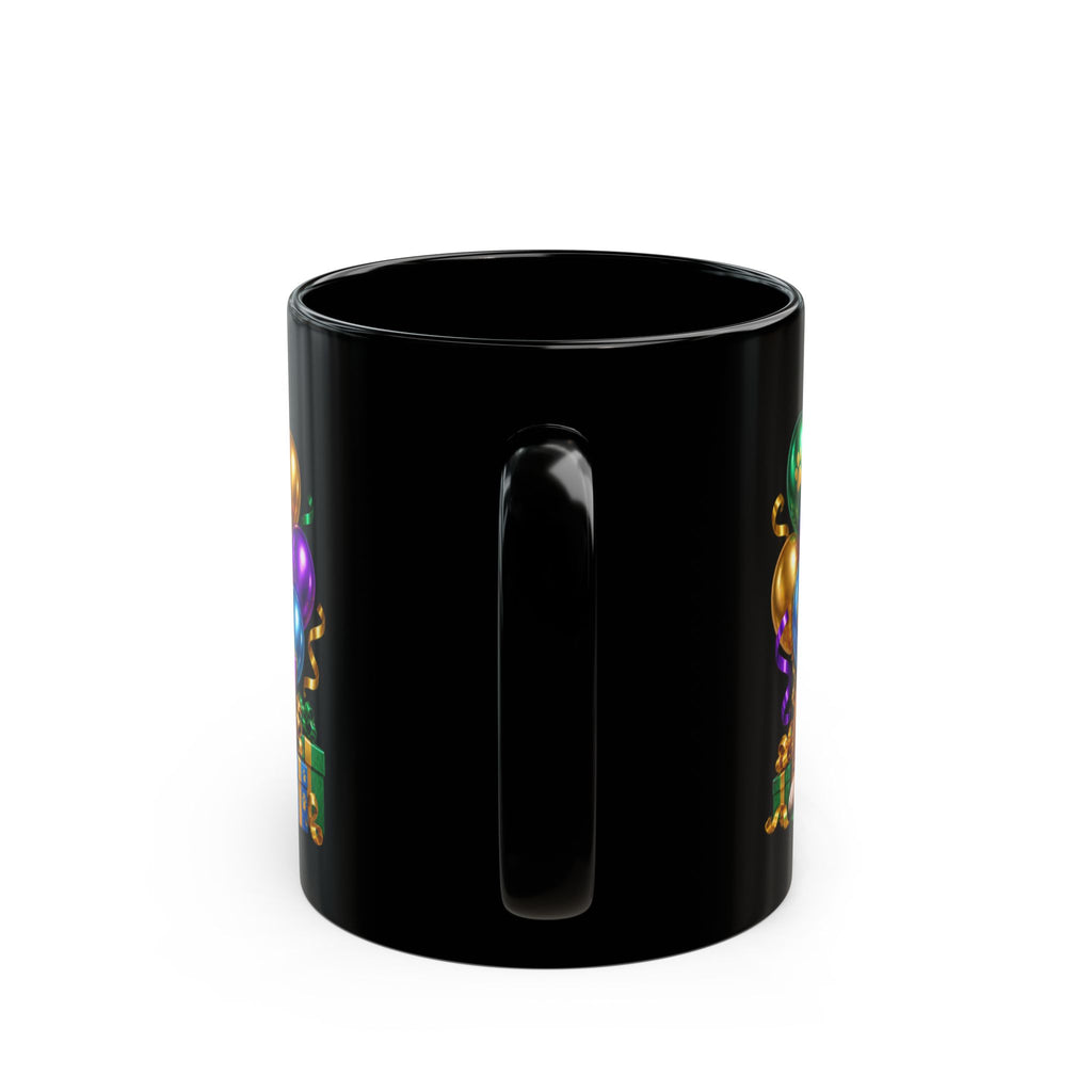 Built to Party English Bulldog Birthday Black Mug