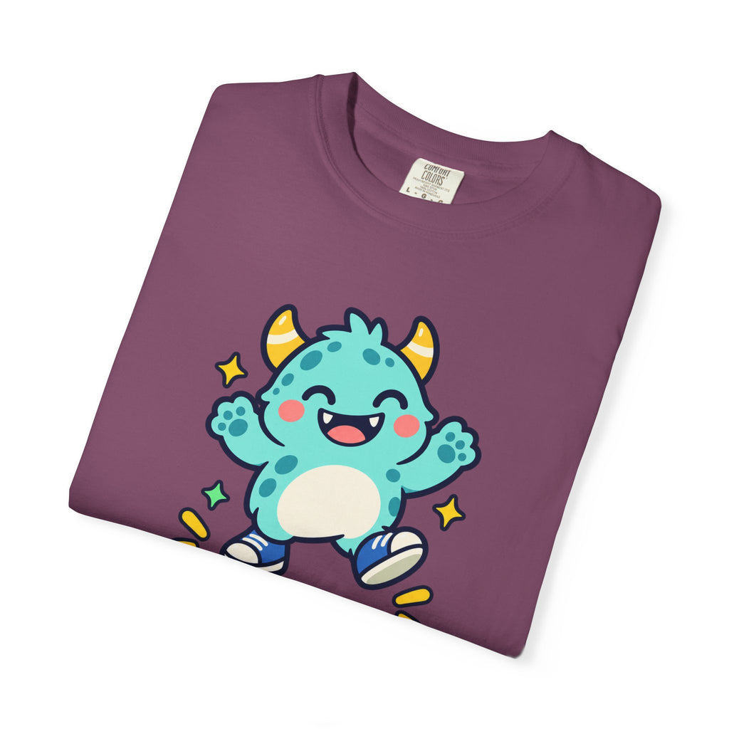 Stay Monster Happy – Cute Monster Graphic T-Shirt
