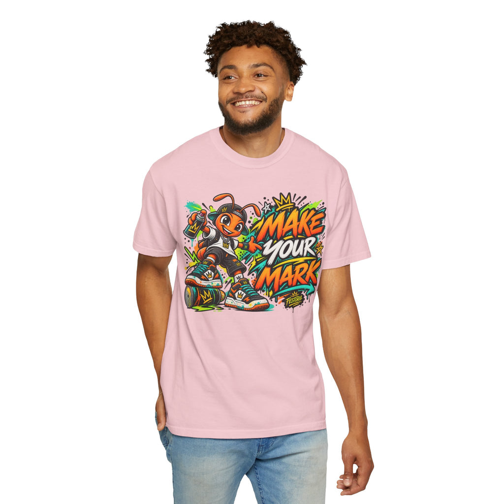 Make Your Mark  Graphic T-Shirt - Streetwear Ant Mascot Design