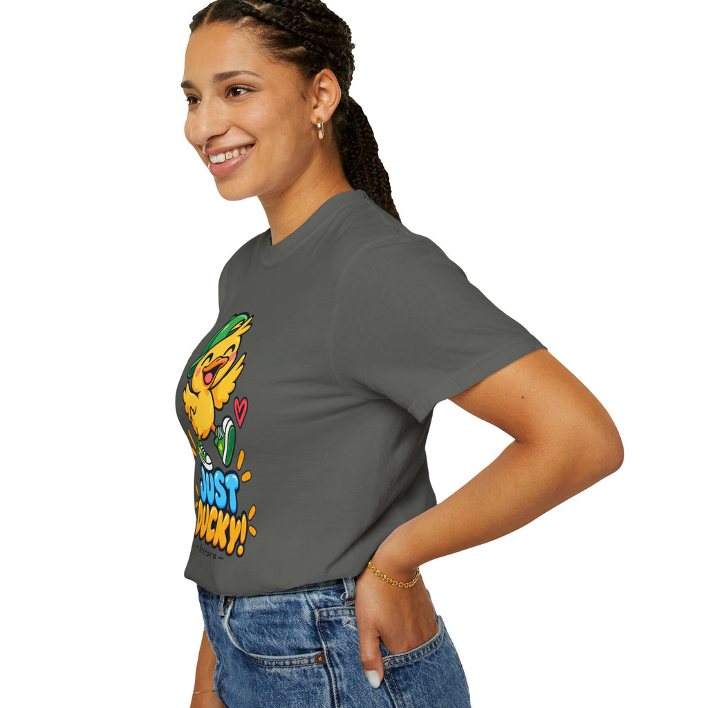 Just Ducky! – Cute Happy Duck Graphic T-Shirt