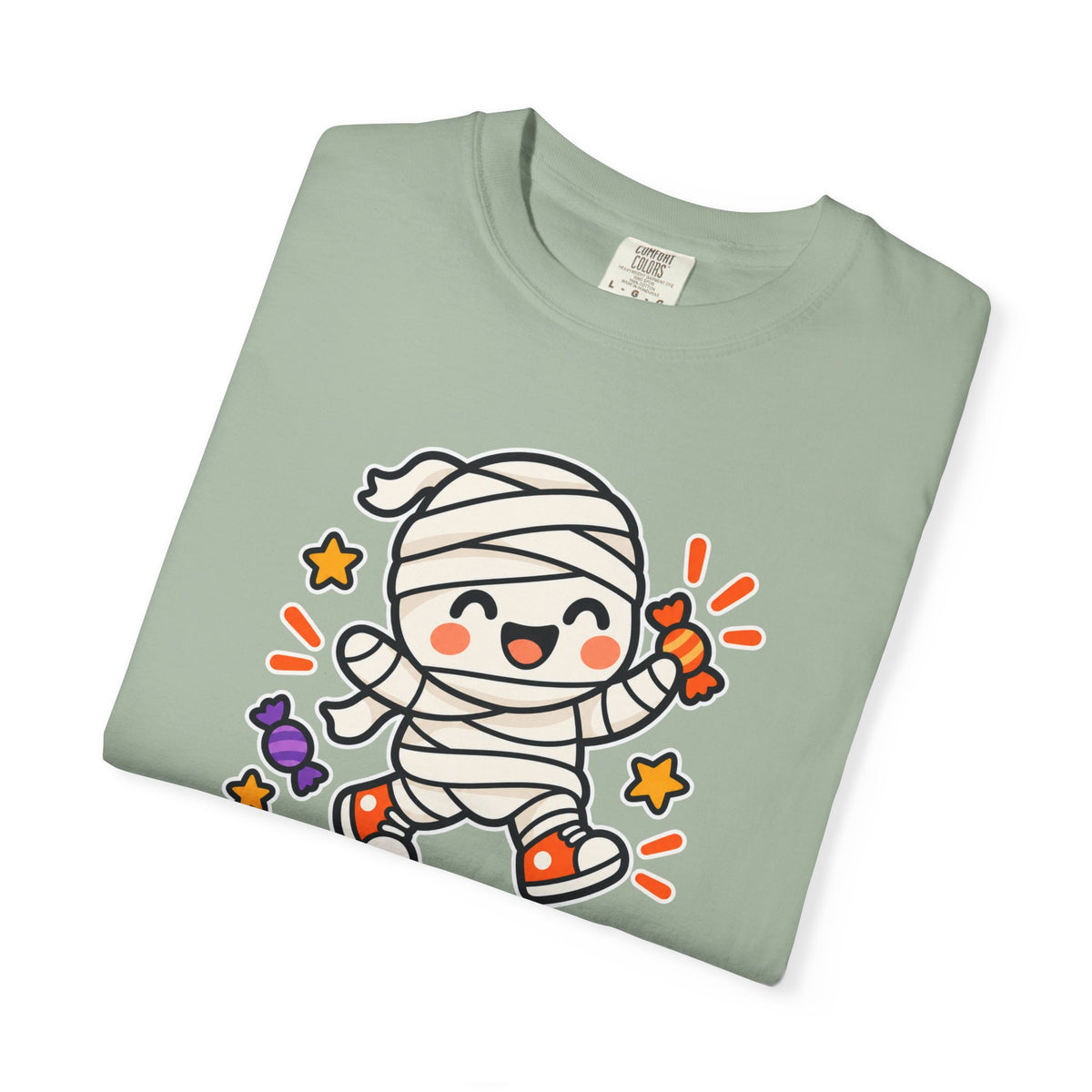Wrapped but Sweet Halloween T-Shirt | Cute Mummy Graphic Tee