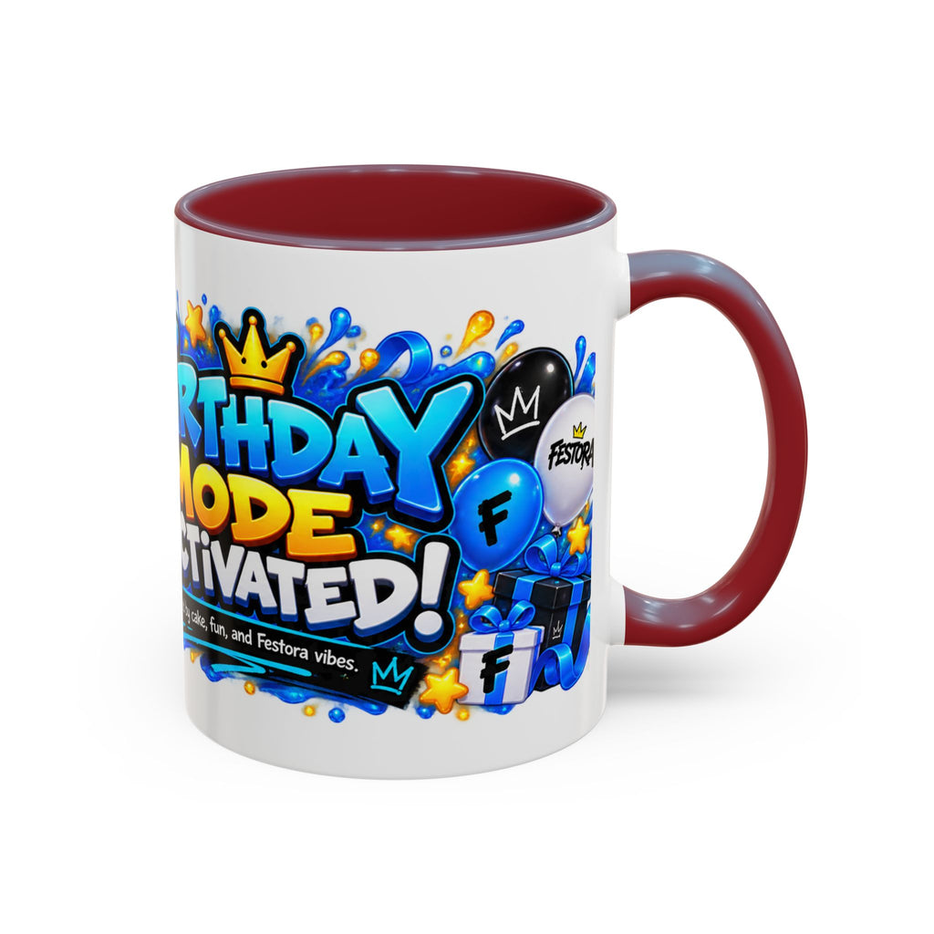Festora Bot Birthday Mug – Birthday Mode Activated Robot Coffee Cup