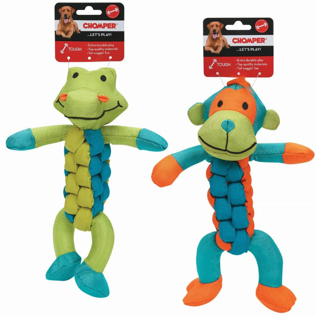 Twisterz Ballistic Braided Dog Toy – Durable Interactive Tug Toy