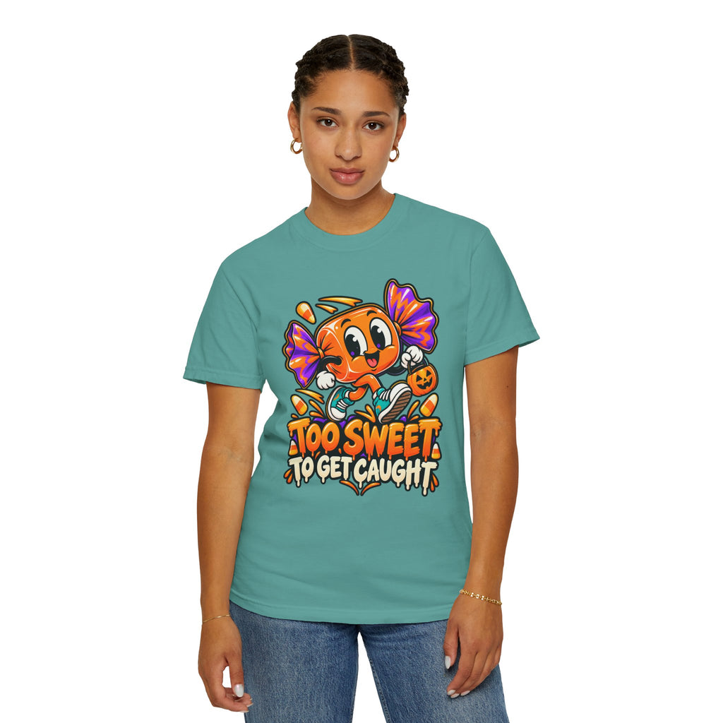 Too Sweet to Get Caught – Cute Halloween Candy T-Shirt