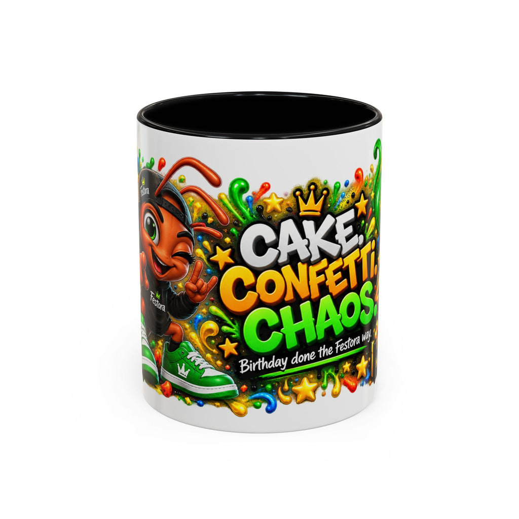 Festora Ant Birthday Mug – Cake Confetti Chaos Coffee Cup