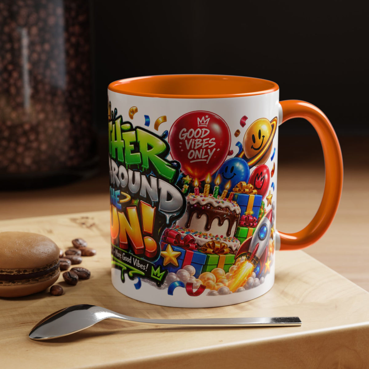 Festora Alien Birthday Mug – Another Trip Around the Sun Coffee Cup