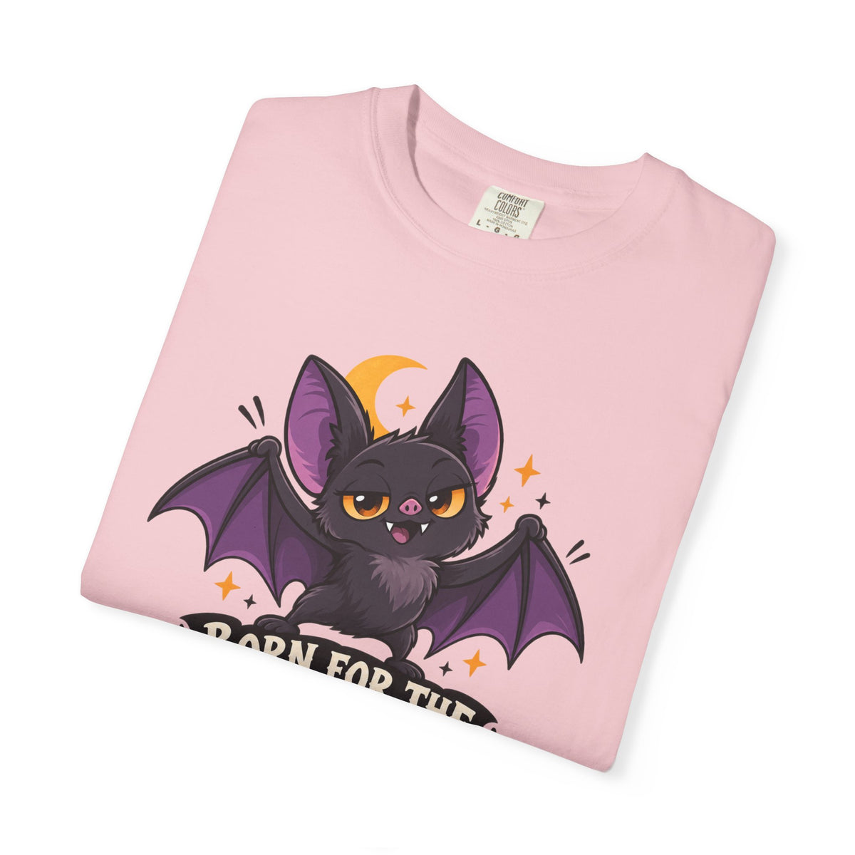 Born for the Night Shift – Cute Halloween Bat T-Shirt