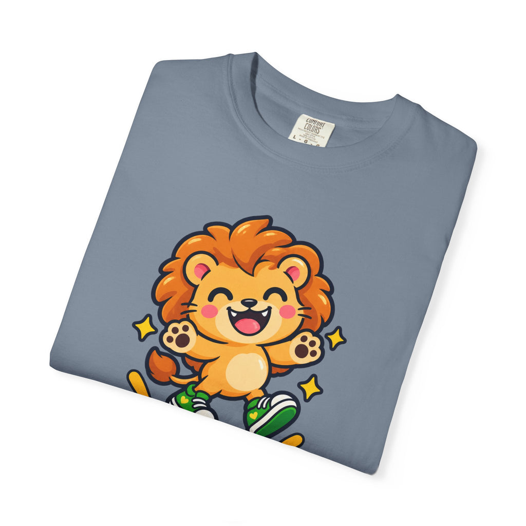 Stay Roarsome – Cute Happy Lion Graphic T-Shirt