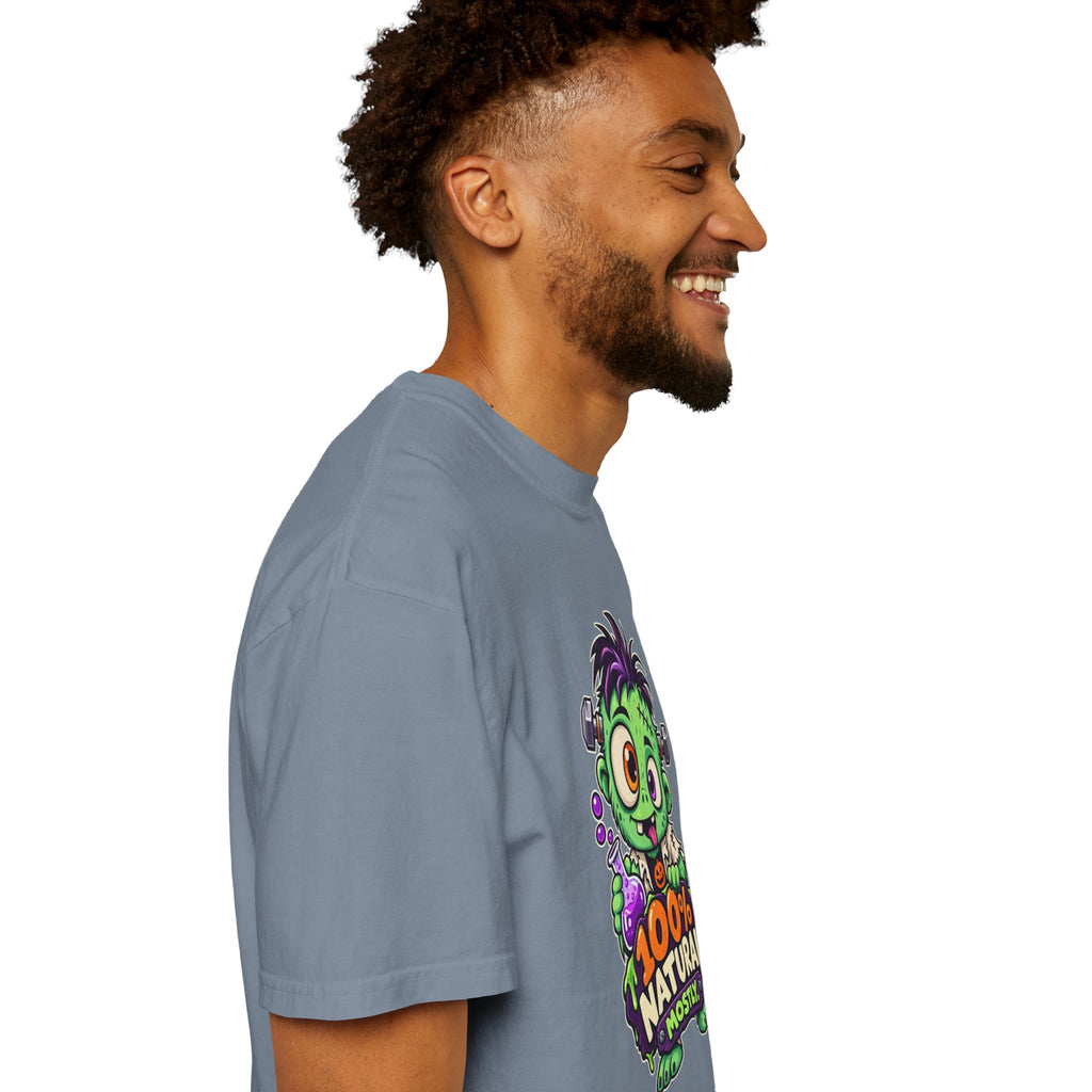100% Natural. Mostly. – Cute Halloween Lab Monster T-Shirt