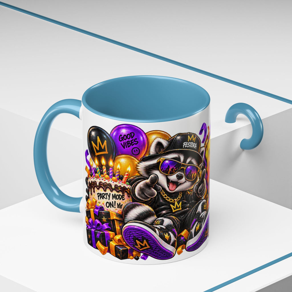 Festora Raccoon Birthday Mug – Birthday After Dark Coffee Cup