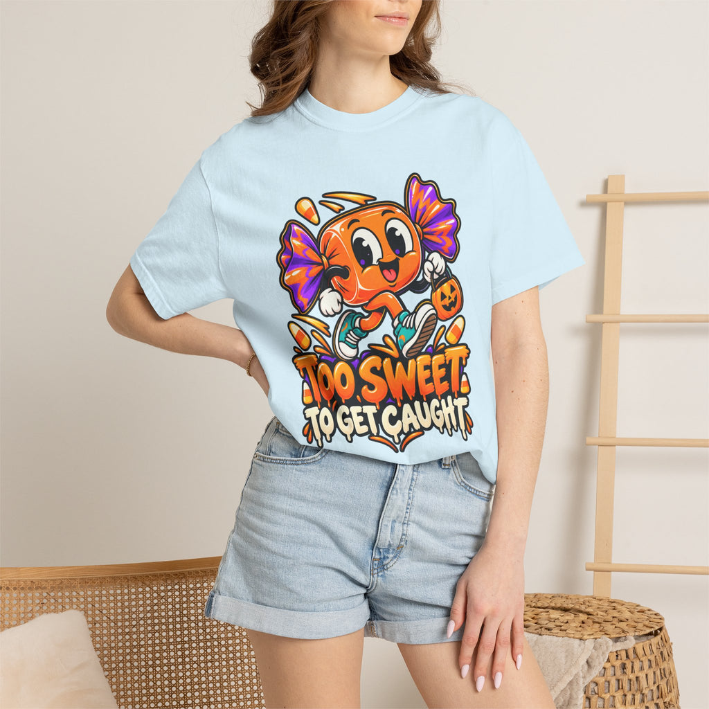 Too Sweet to Get Caught – Cute Halloween Candy T-Shirt