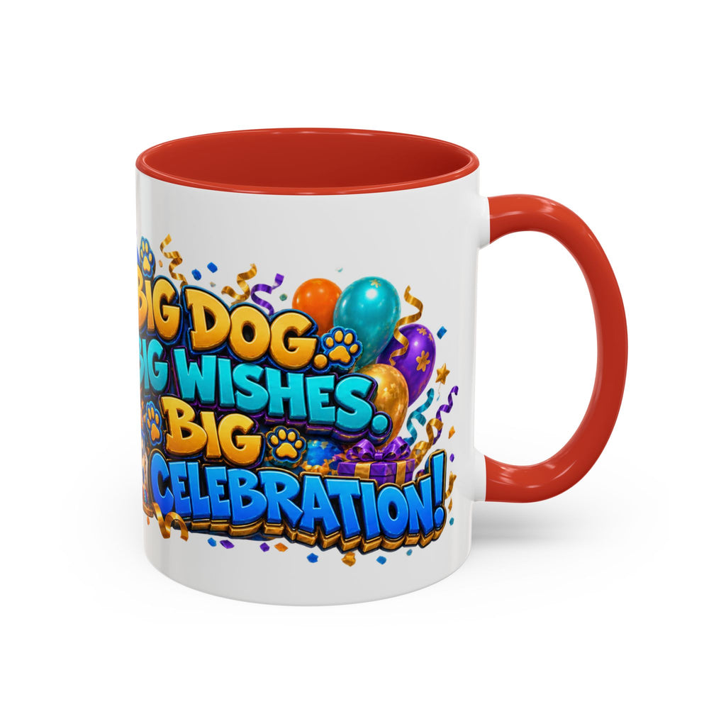 Big Dog Big Wishes Saint Bernard Birthday White Mug
