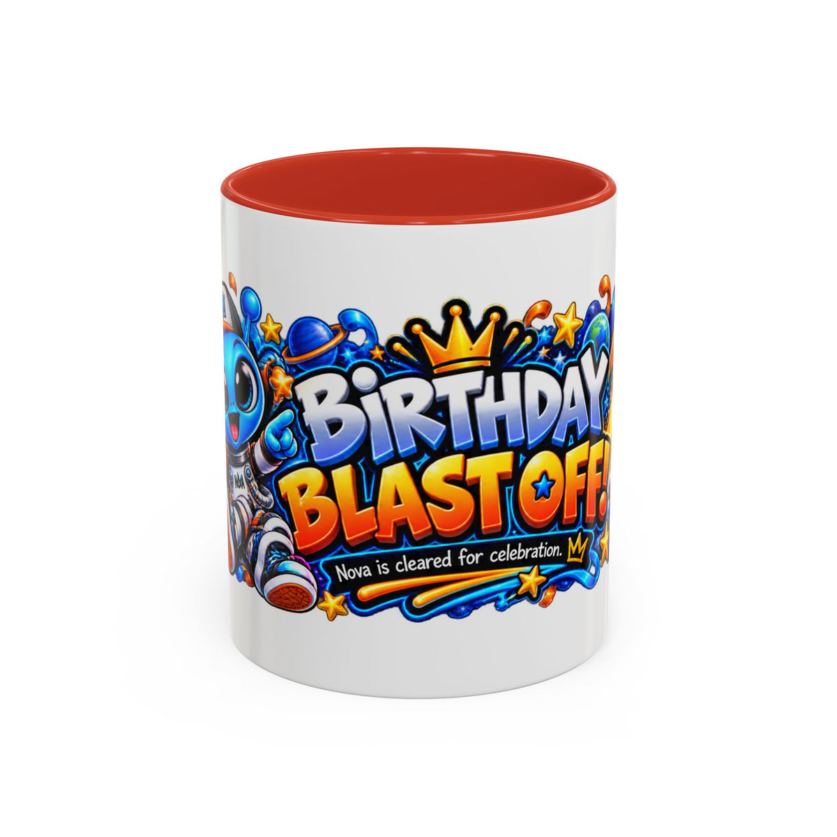 Festora Alien Birthday Mug – Birthday Blast Off Coffee Cup
