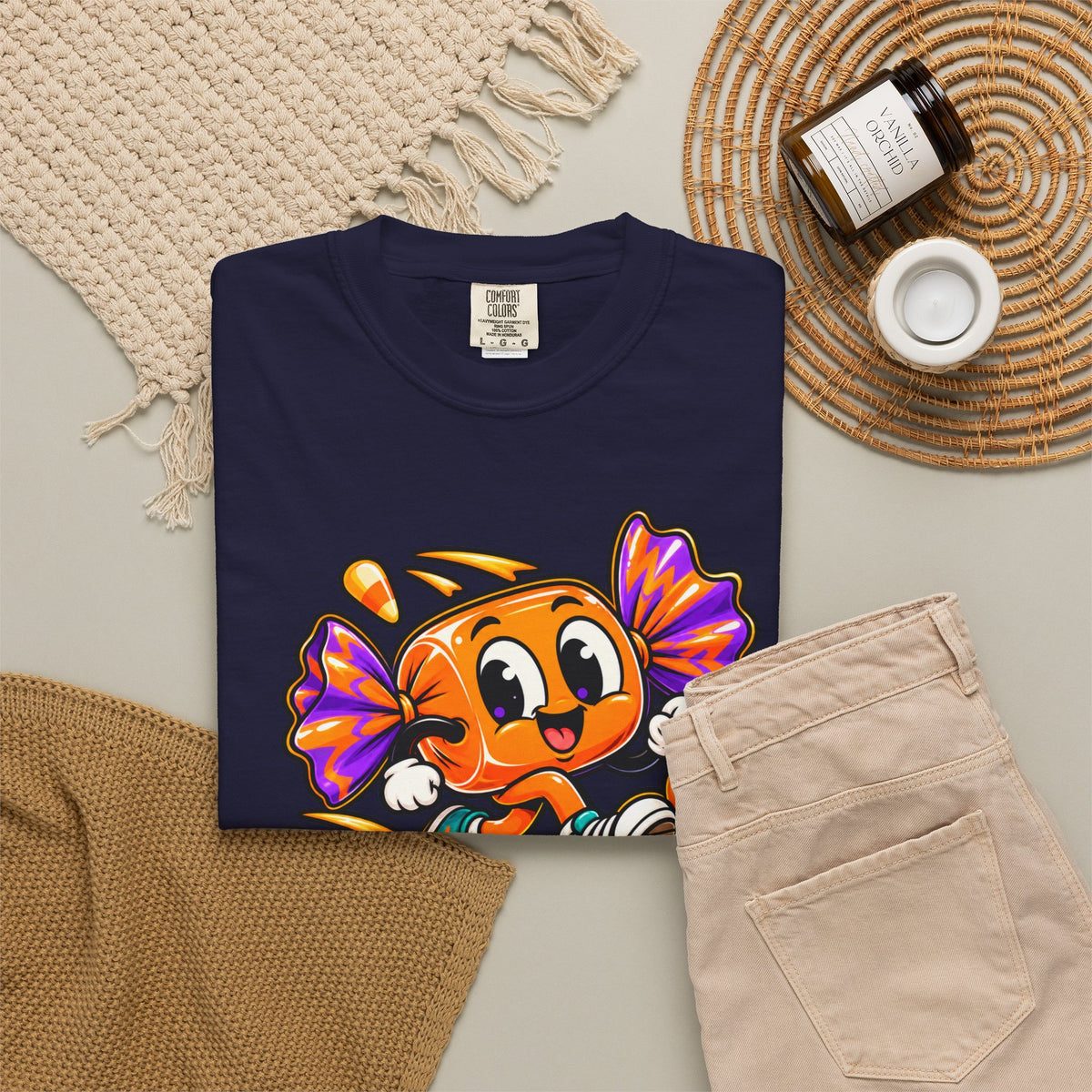Too Sweet to Get Caught – Cute Halloween Candy T-Shirt