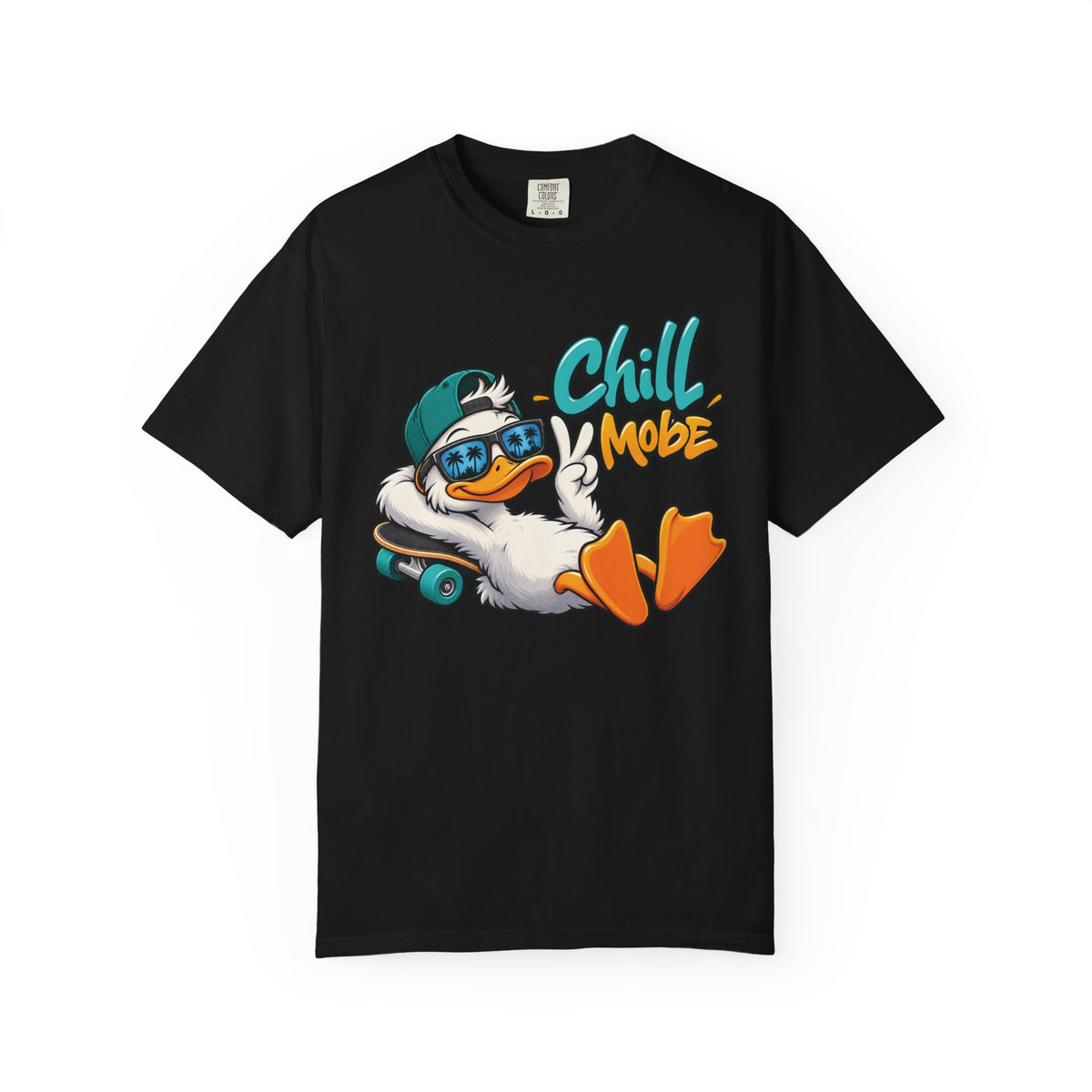 Chill Mode Duck Graphic T-Shirt | Festora Everyday