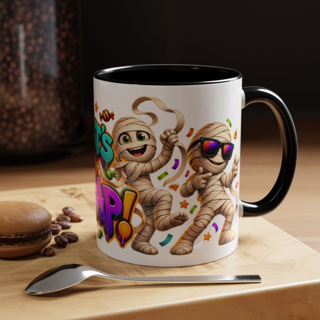 That’s a Wrap Funny Halloween Mummy Party White Mug