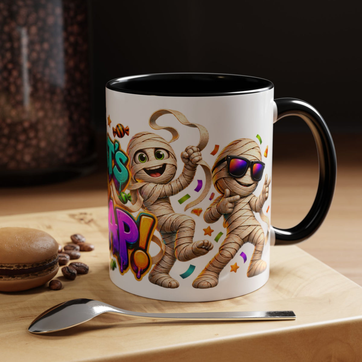 That’s a Wrap Funny Halloween Mummy Party White Mug