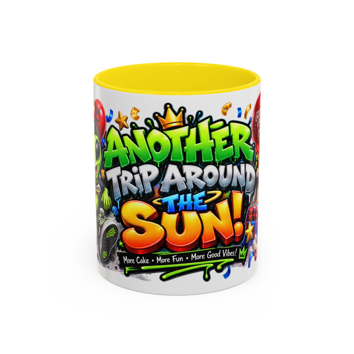 Festora Alien Birthday Mug – Another Trip Around the Sun Coffee Cup