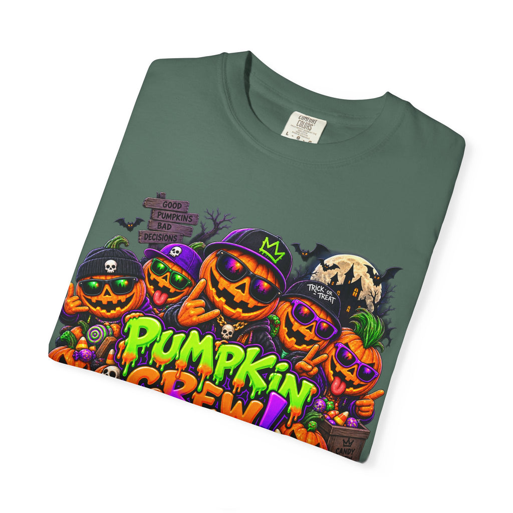 Pumpkin Crew Halloween T-Shirt – Funny Jack O’ Lantern Graphic Tee