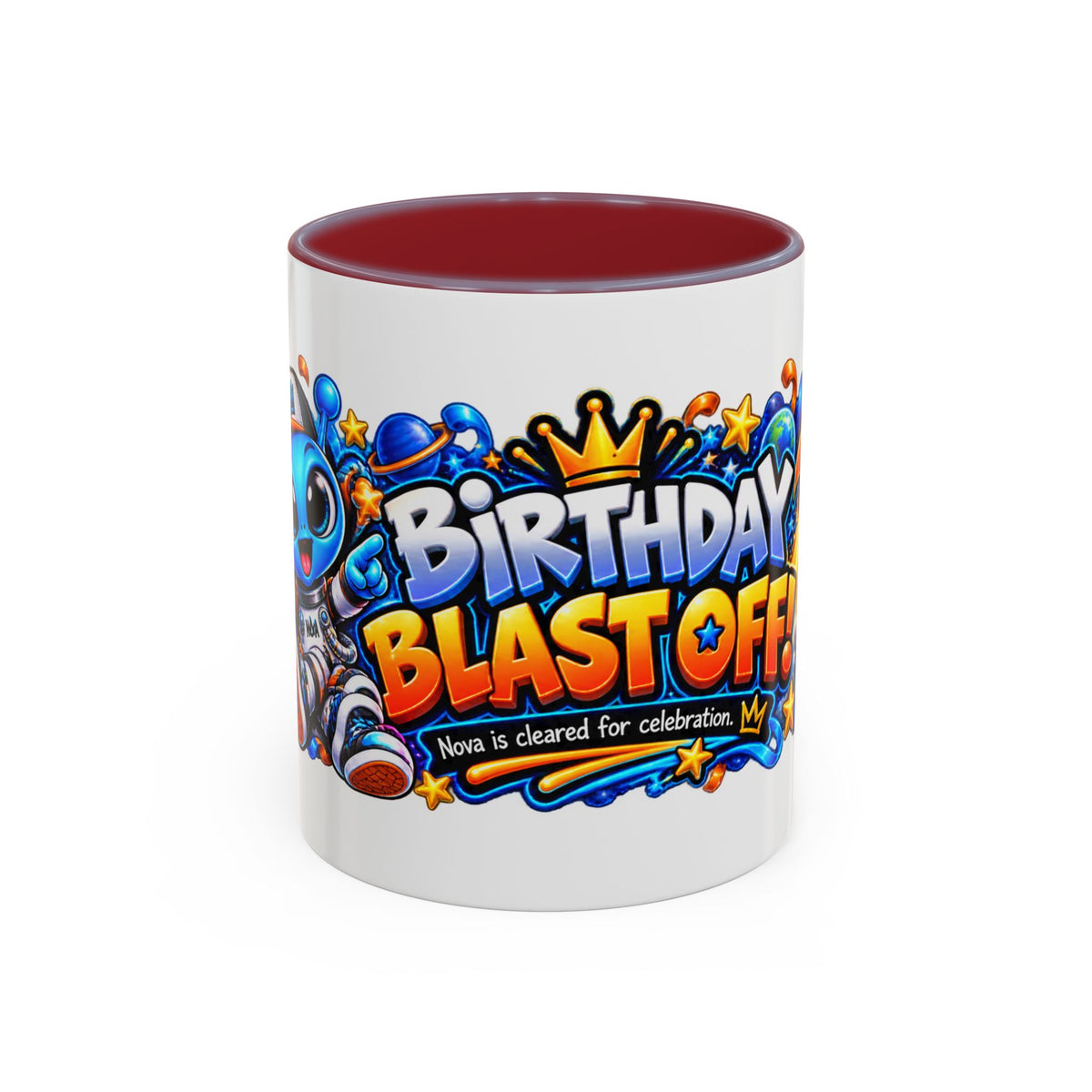 Festora Alien Birthday Mug – Birthday Blast Off Coffee Cup