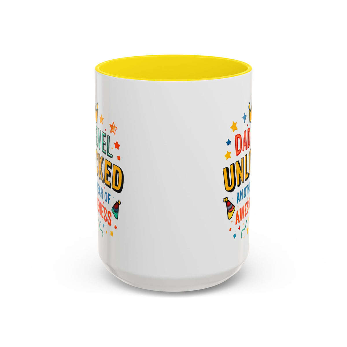 Dad Level Unlocked Coffee Mug – Funny Father’s Day 11/15oz Accent Mug