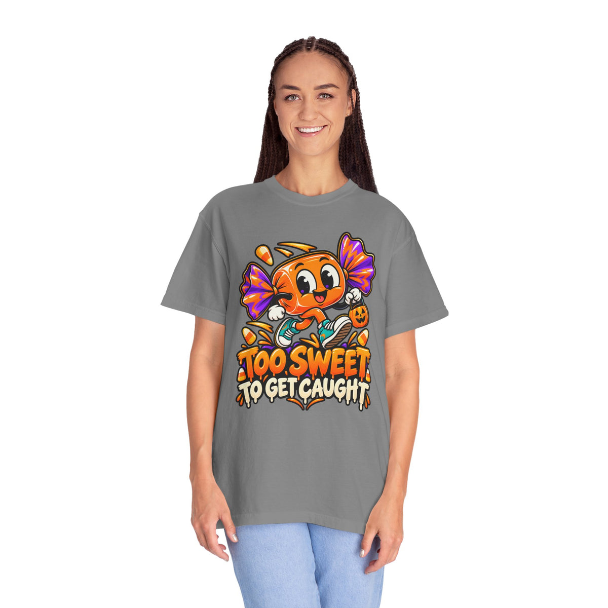 Too Sweet to Get Caught – Cute Halloween Candy T-Shirt